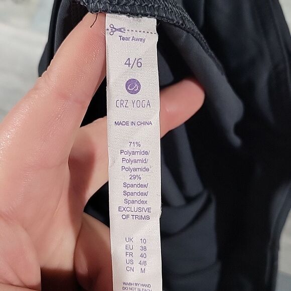 CRZ Yoga Gray Workout Leggings sz 4/6 - Picture 5 of 5